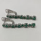 Impressive Genuine Emerald Earrings