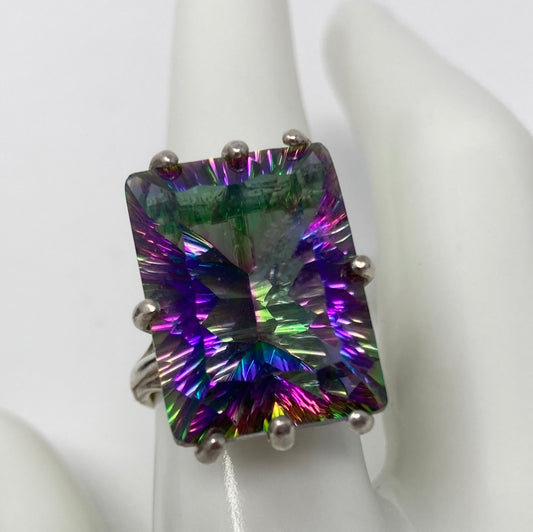 Mystic Fire Topaz Ring