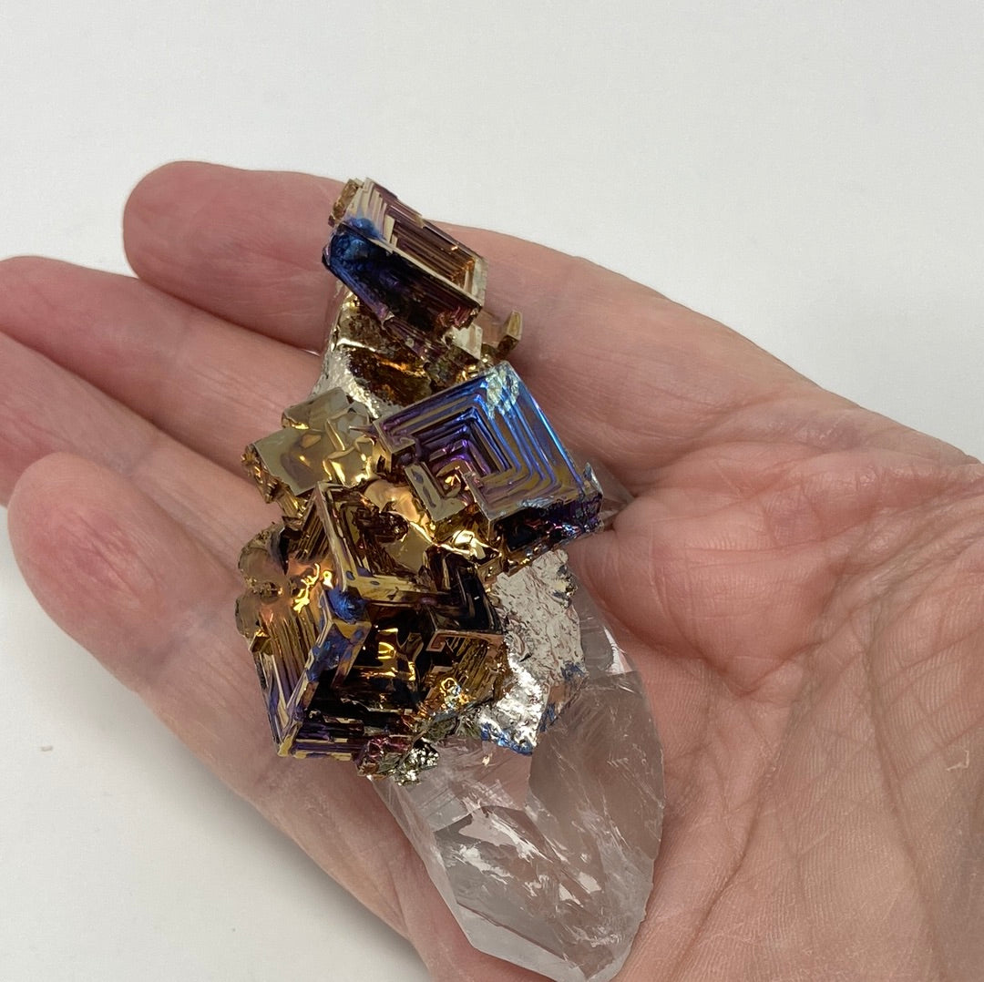 Big Bold Crystal With Bismuth Specimen