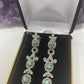 Enchanting Genuine Emerald Earrings