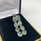 Enchanting Genuine Emerald Earrings