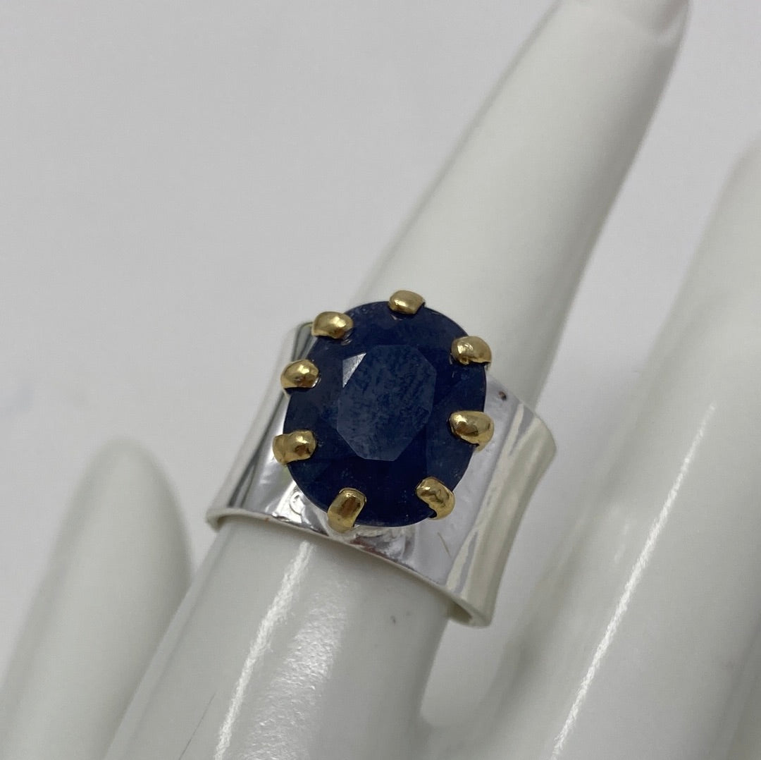 Genuine Sensual Sapphire Ring