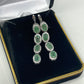 Enchanting Genuine Emerald Earrings