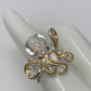 Genuine Fiery Opal Octopus Ring