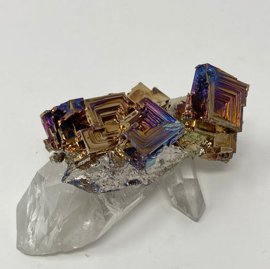 Big Bold Crystal With Bismuth Specimen