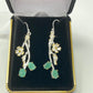 Genuine Emerald Earrings