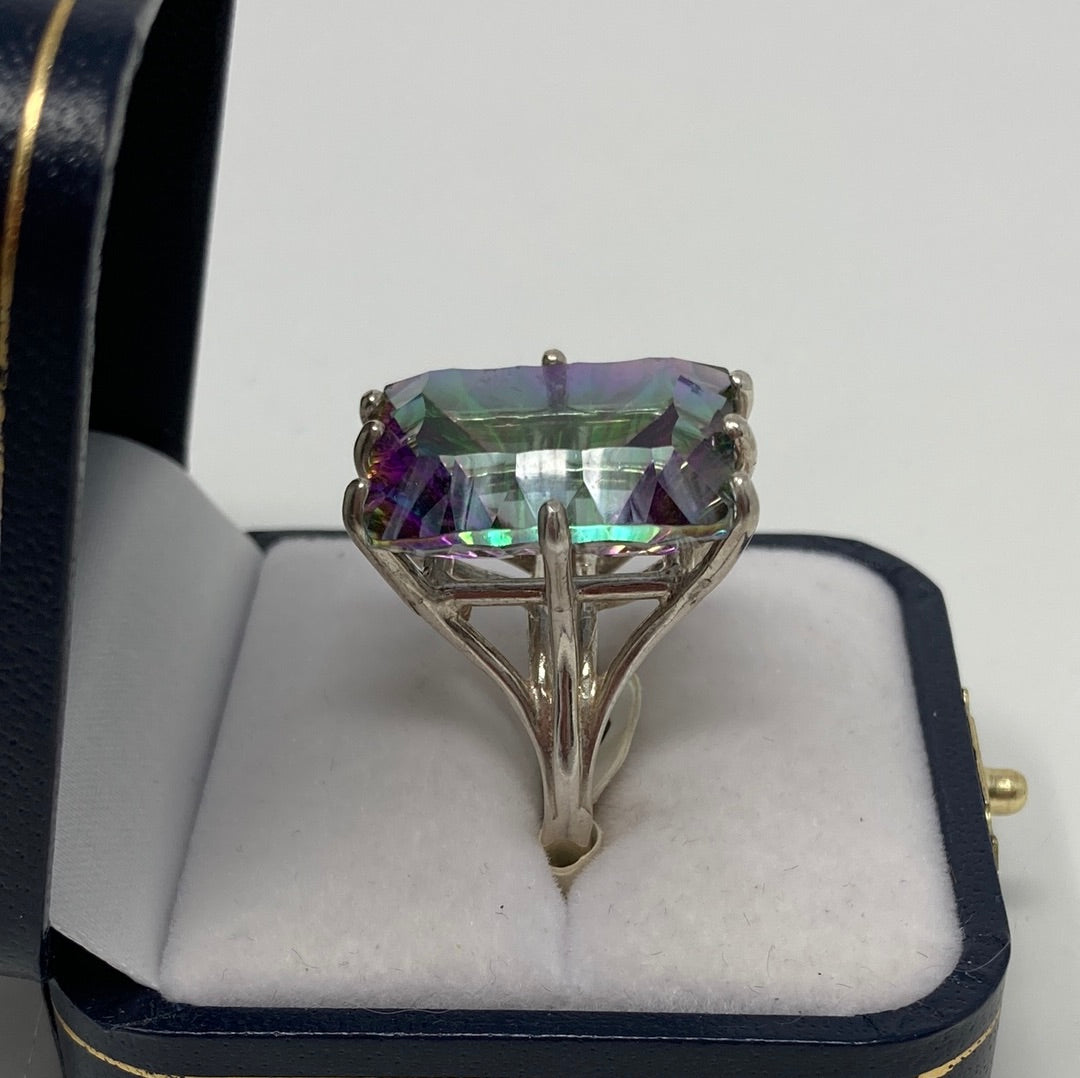 Mystic Fire Topaz Ring