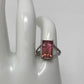 Genuine Pink Tourmaline Ring