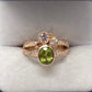 Genuine Peridot Ring