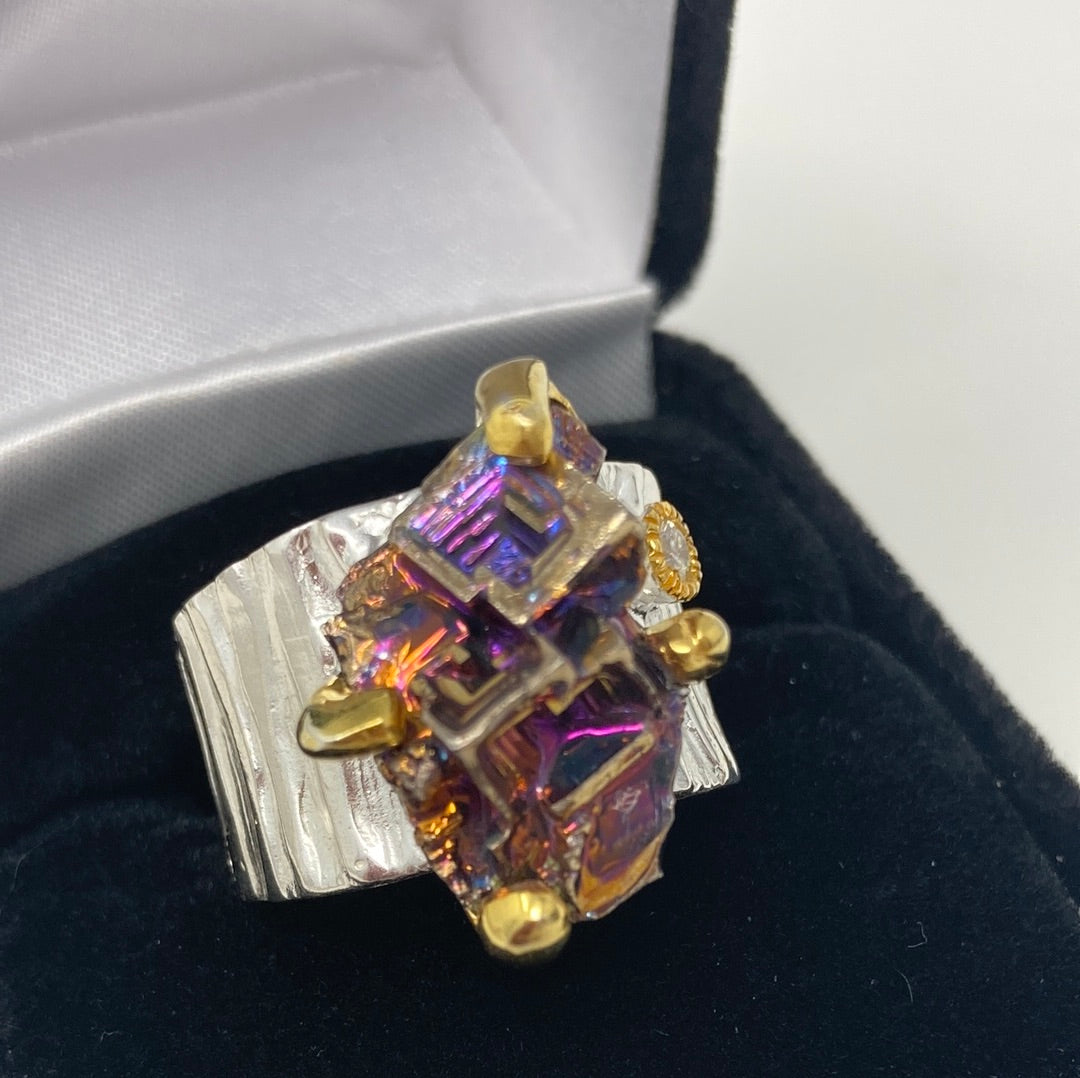 Incredible Primordial Bismuth Ring