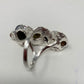 Genuine Black Opals with Red Flashes