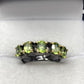 Genuine Peridot Band Ring