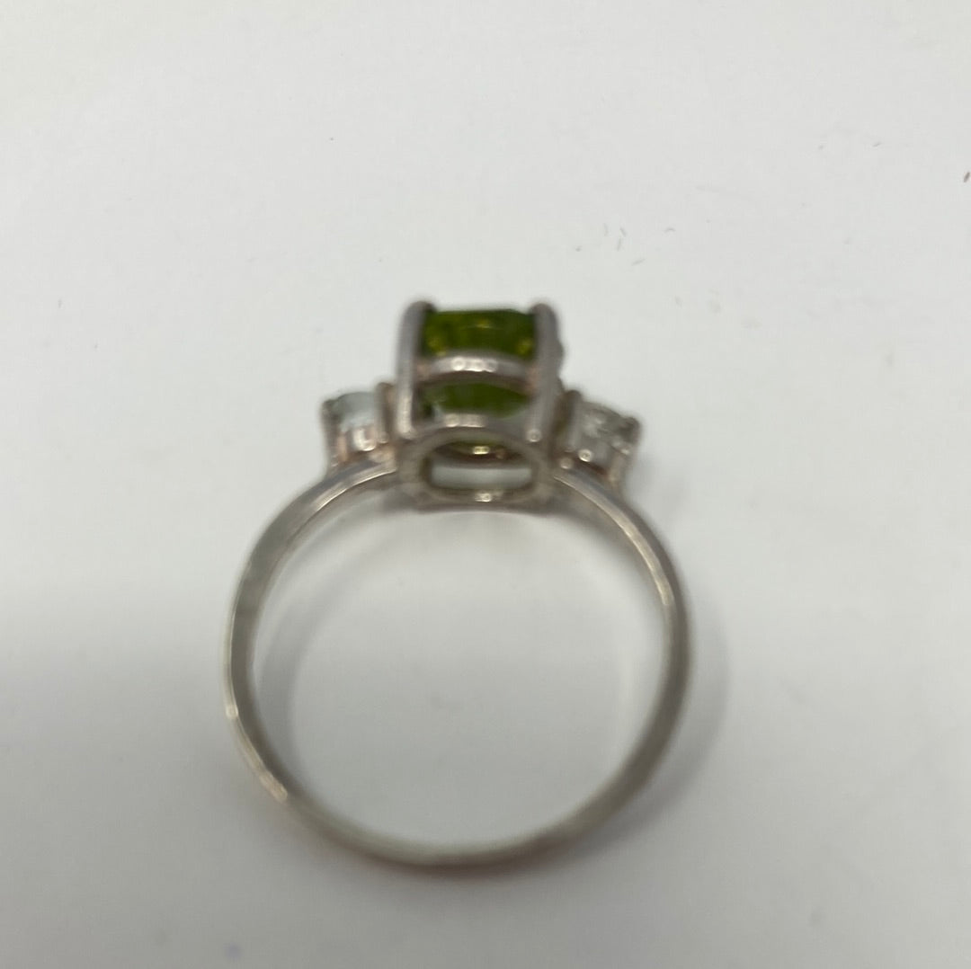 Genuine Peridot Ring