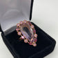 Awesome Genuine 18 CTW Ametrine Ring