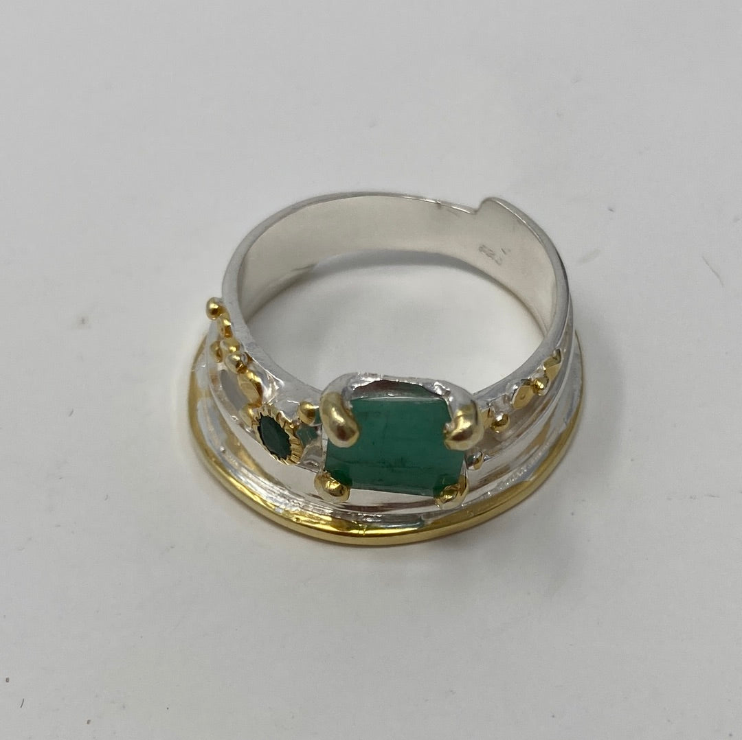 Genuine Emerald Ring