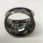 Genuine Emerald Artistic Contemporary Ring