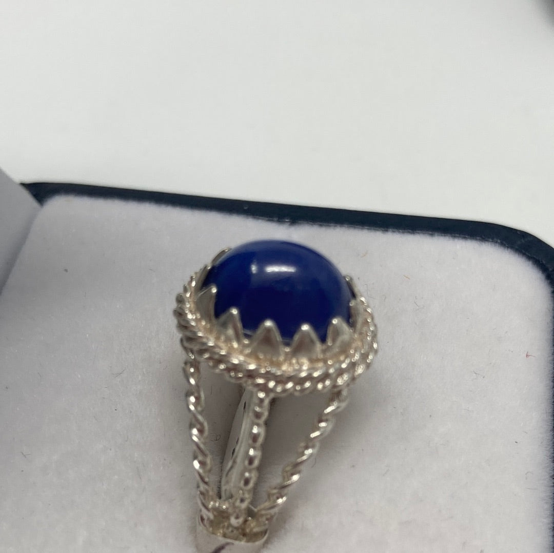 Genuine Blue Star Sapphire Ring