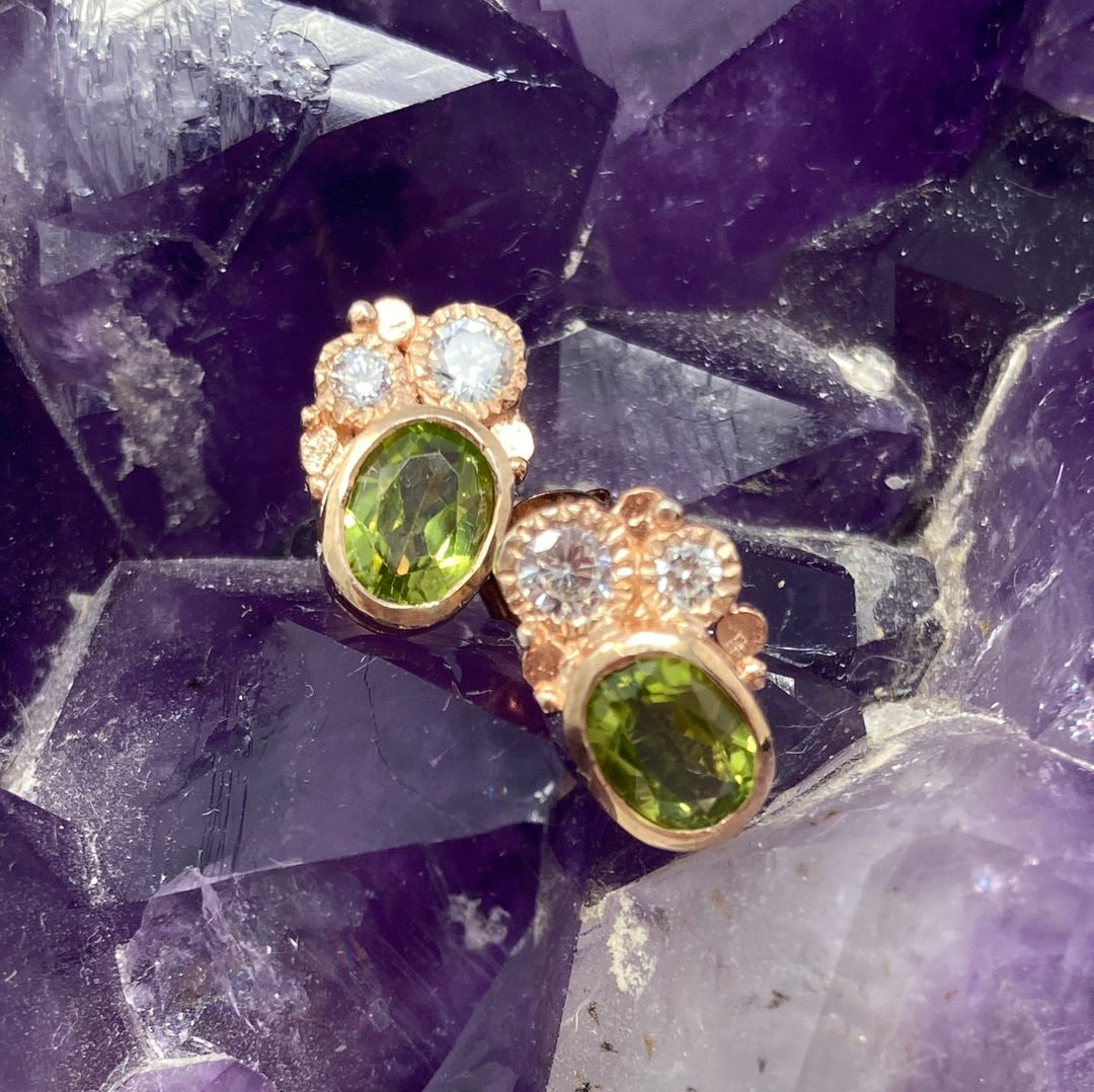 Genuine Peridot Earring.