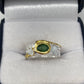 Dainty Genuine Emerald Ring