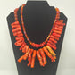 Exquisite Genuine Coral & Carnelian Artist Original Necklace