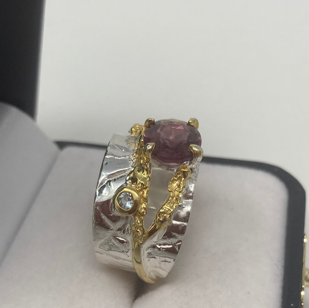 Tantalizing Genuine Tourmaline Ring