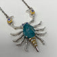 Genuine Fluorite Scorpion Prndant