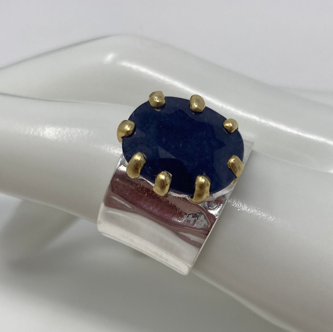 Genuine Sensual Sapphire Ring