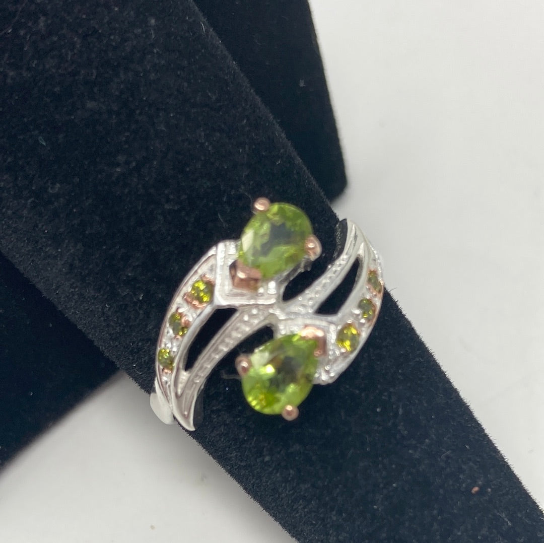 Genuine Peridot Ring