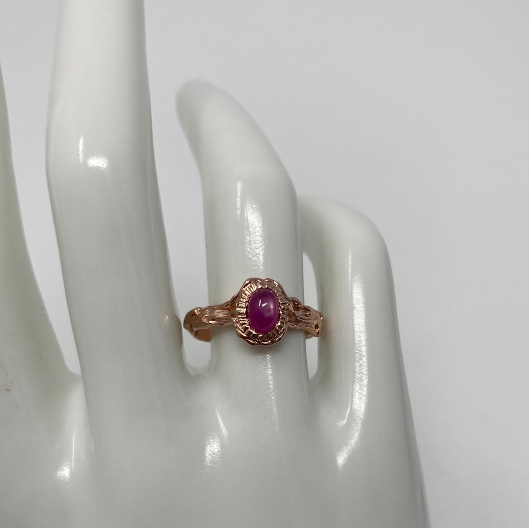 Genuine Star Ruby Ring