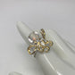 Genuine Fiery Opal Octopus Ring