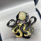 Adorable Genuine Opal Octopus Ring