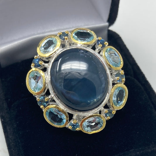 Rare 34 CTW Genuine Sapphire