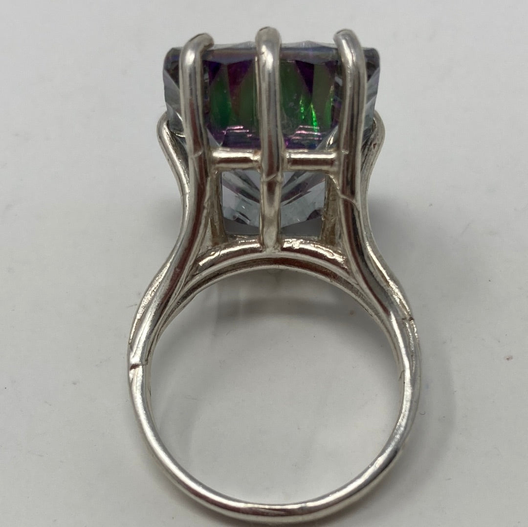 Mystic Fire Topaz Ring