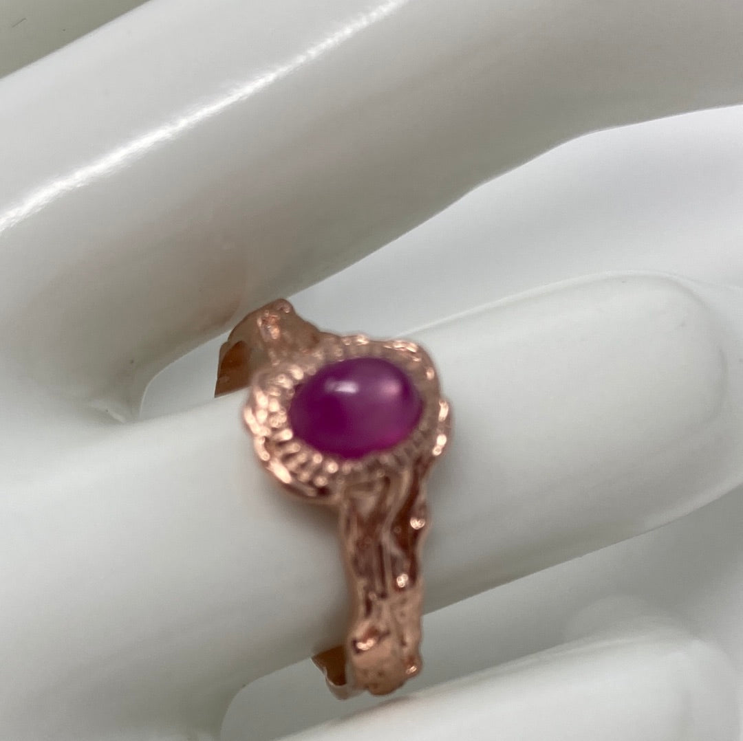 Genuine Star Ruby Ring