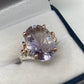 Rose Du France Amethyst Ring