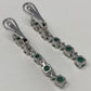 Impressive Genuine Emerald Earrings