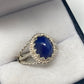 Genuine Blue Star Sapphire Ring