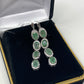 Enchanting Genuine Emerald Earrings