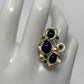 Genuine Black Opal Ring