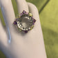 Extraordinary Genuine Green Amethyst Ring