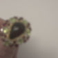 Impactful Large Genuine Rare Black Opal Ring