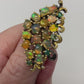 Genuine Black Opal Spectral Masterpiece  Ring