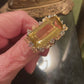 Inspiring 40 CTW Genuine Lemon Quartz, Citrine & Topaz Ring