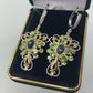 Mysterious Genuine Black Opal Earring