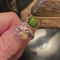 Remarkable Genuine Black Fiery Opal Ring