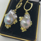 Genuine Top Quality Baroque Pearl Earrings