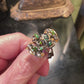 Rare Genuine Black Opal Ring