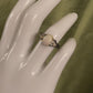 Fascinating Genuine Opal & Topaz Ring