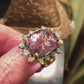 Genuine Amethyst & Opal Ring