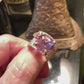 Art Moderne Genuine Amethyst Ring